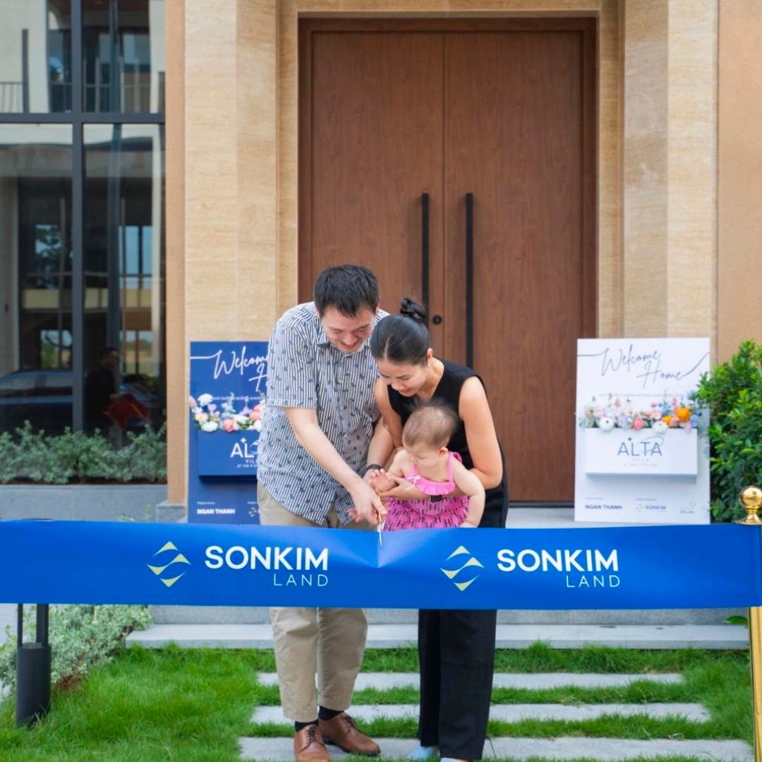 SONKIM LAND CHÍNH THỨC BÀN GIAO KHU BIỆT THỰ ALTA VILLA TẠI THE 9 STELLARS 