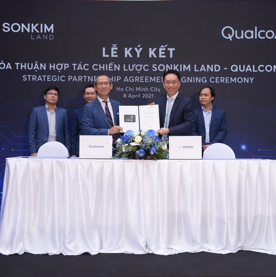 HỢP TÁC CHIẾN LƯỢC GIỮA SONKIM LAND VÀ QUALCOMM HỢP TÁC CHIẾN LƯỢC GIỮA SONKIM LAND VÀ QUALCOMM